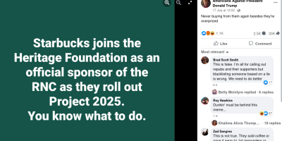 Did Starbucks Join The Heritage Foundation 