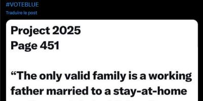 Project 2025 Says Only Valid Family
