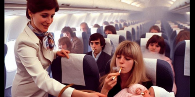 Real Photo of Flight Attendant