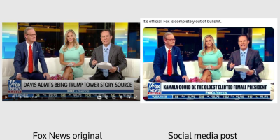 Still from Fox News program