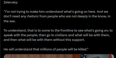 comment by Zelenskiy on J.D. Vance