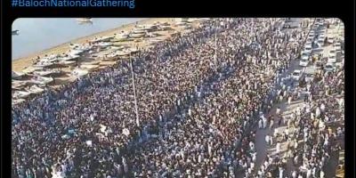 crowd at Baloch National Gathering