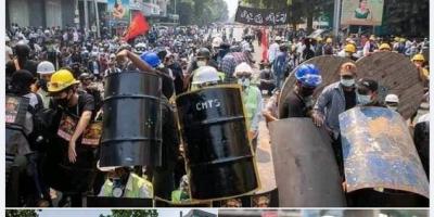 'self-defence' by Bangladeshi protestors