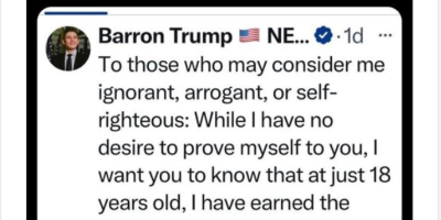 Barron Trump quote