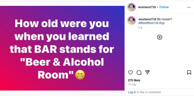 Beer and Alcohol Room'