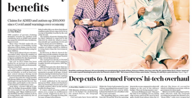 Benefits claims for autism and ADHD