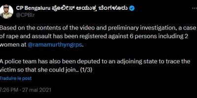 Bengaluru sexual assault case falsely