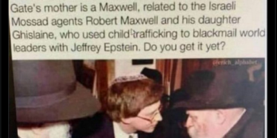 Bill Gates and Ghislaine Maxwell