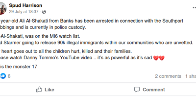 Facebook Post Misidentifies Suspect