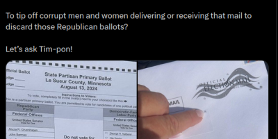 False Claim About Minnesota Mail-In Ballots