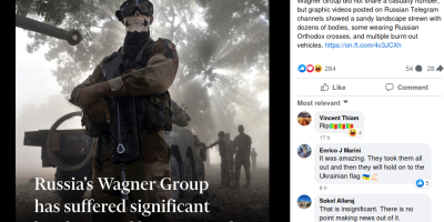 French Troops In Graphic About Wagner Group Losses