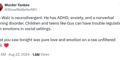 Gus Walz Has ADHD