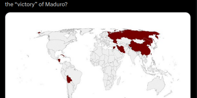 Map Claims Taiwan Recognized Maduro’s Win