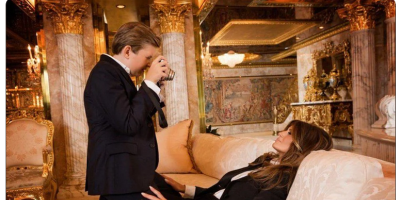 Melania and Barron Trump