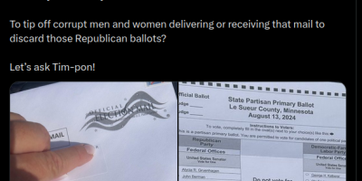 Minnesota Mail-In Ballot Envelopes 