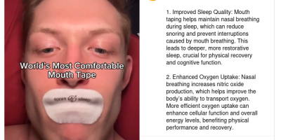 Mouth-taping is trending