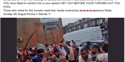 Picture of men with knives