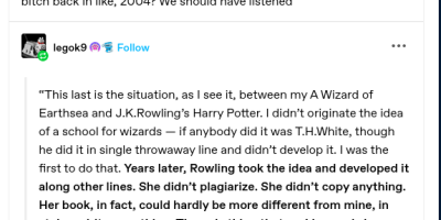 Rankled by JK Rowling