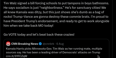 Tim Walz Signed Bill Requiring Tampons