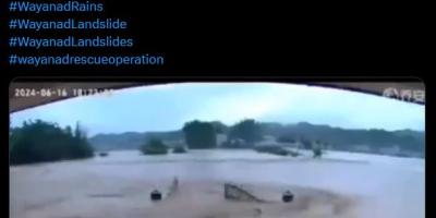 Timelapse of flash flood in China