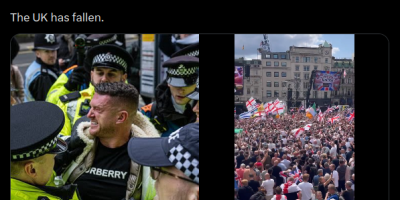 Tommy Robinson arrested