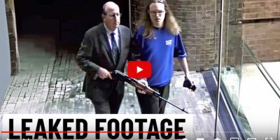 Trump Shooter And BlackRock CEO Holding Gun