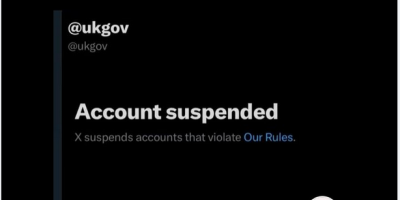 UK Government’s X account