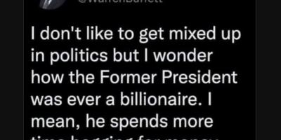 Warren Buffett Did NOT Tweet That Trump 