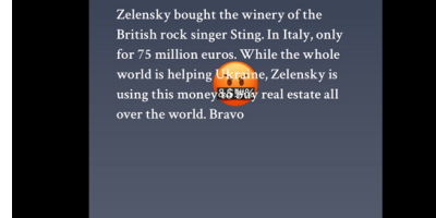Zelenskyy did not buy Sting's wine