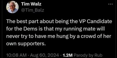 a Crowd of Her Own Supporters