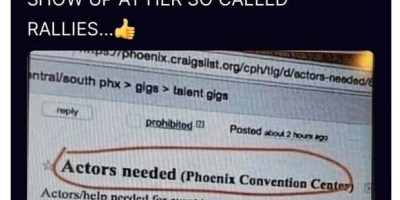 attendees were not paid actors