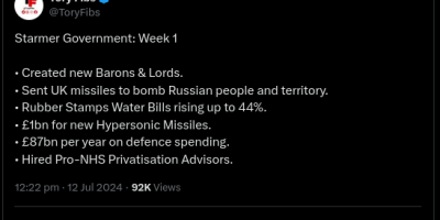 first week in government