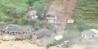 floods destroying houses