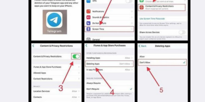 remove Telegram from iPhones