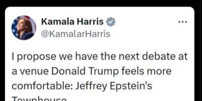 suggest holding a debate at Epstein’s house