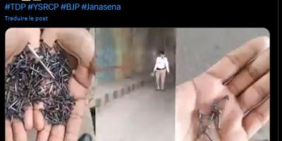 vandalism by YSRCP supporters