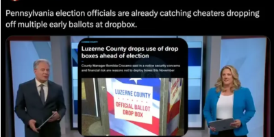 4 Mail-in Ballots in Drop Box
