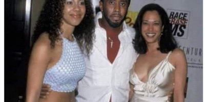 Harris with Sean 'Diddy' 