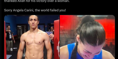 Khelif shirtless is AI-generated