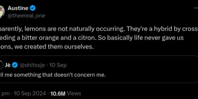 Lemons Are 'Manmade'