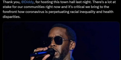 Thanking Diddy for Hosting