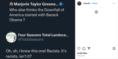 post this about Obama on X 