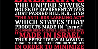 Anti-BDS Labeling Act