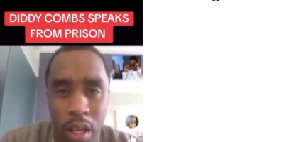 Diddy’ Combs speaking from prison