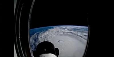 Time-Lapse Footage of Hurricane