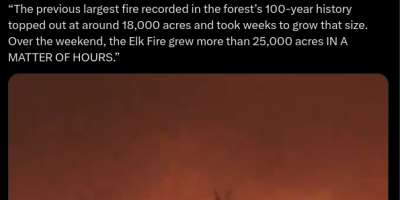 Video Depict Wyoming Elk Fire